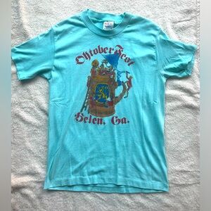 Helen, GA Oktoberfest t-shirt blue with short sleeves size Medium in EUC